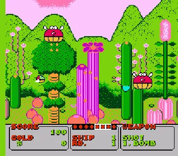 Fantasy Zone (Japan) (Sunsoft) screen shot game playing